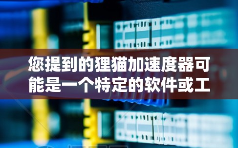 您提到的狸猫加速度器可能是一个特定的软件或工具,但需要确认具体指的是什么。如果您能提供更多详细信息,我将更好地帮助您找到合适的解决方案 您提到的狸猫加速度器可能是一个特定的软件或工具,但需要确认具体指的是什么。如果您能提供更多详细信息,我将更好地帮助您找到合适的解决方案