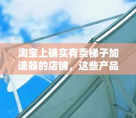 淘宝上确实有卖梯子加速器的店铺，这些产品通常是为了提高梯子运输效率而设计的工具。以下是关于如何在淘宝上购买梯子加速器的系统步骤