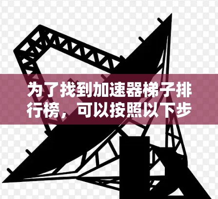为了找到加速器梯子排行榜，可以按照以下步骤进行查找