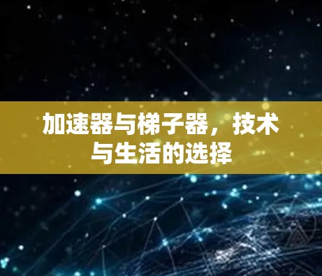 加速器与梯子器,技术与生活的选择 加速器与梯子器,技术与生活的选择