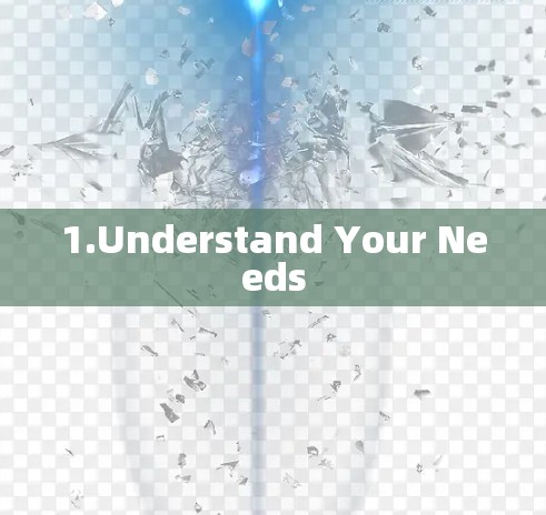 1.Understand Your Needs 1.Understand Your Needs