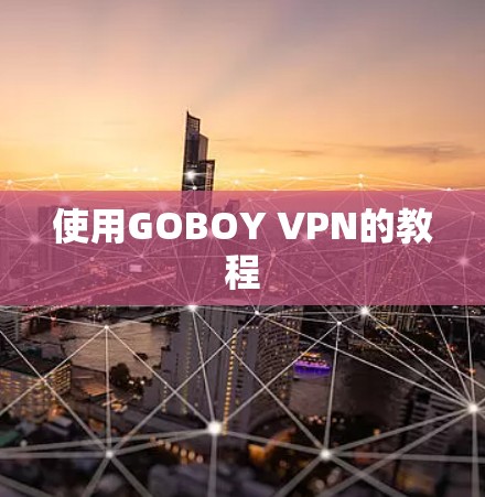 使用GOBOY VPN的教程 使用GOBOY VPN的教程