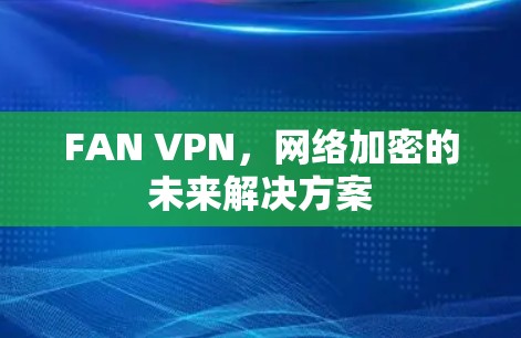 FAN VPN,网络加密的未来解决方案 FAN VPN,网络加密的未来解决方案
