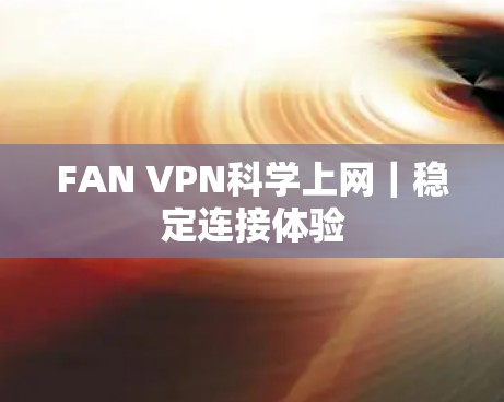 FAN VPN科学上网｜稳定连接体验