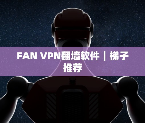 FAN VPN翻墙软件｜梯子推荐
