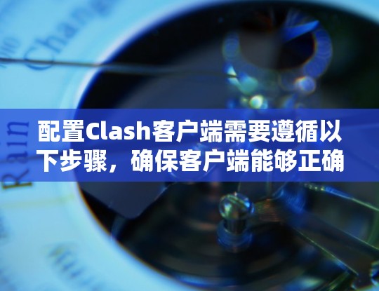 配置Clash客户端需要遵循以下步骤,确保客户端能够正确连接到服务器并执行指定的命令。以下是详细的步骤指南 配置Clash客户端需要遵循以下步骤,确保客户端能够正确连接到服务器并执行指定的命令。以下是详细的步骤指南