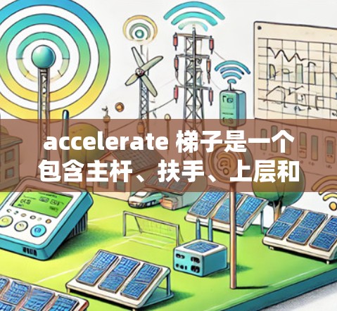 accelerate 梯子是一个包含主杆、扶手、上层和下层的装置，主要功能为加速和减速移动。以下是其结构和功能的详细解释
